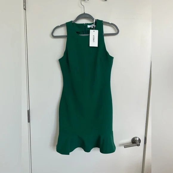 NWT Likely Beckett Sleeveless Dress in Evergreen - Picture 2 of 6